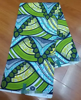 100% כותנה רכה Pagne באיכות גבוהה אנקרה שעווה על השמלה מובטח אפריקאי אמיתי שעווה בד גאנה סגנון בד מודפס