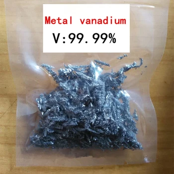 10g באיכות גבוהה מתכת vanadiumv Elemental ונדיום טהור ונדיום משמש הניסוי