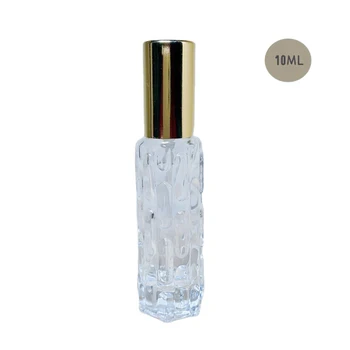 10ML נייד זכוכית בקבוק הבושם מרסס תרסיס ריק קוסמטיים נוזליים מיני למילוי בקבוקים נסיעות Parfum מקרה