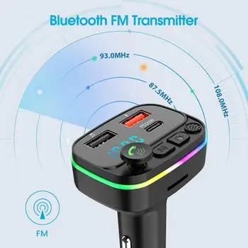 1~10PCS מכונית מהירה מטען נגן מוזיקה MP3 ניווט דיבורית מקלט אודיו TF/U דיסק Bluetooth אלחוטית תואמת-5.0 FM