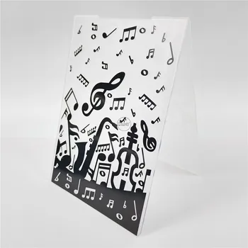 2023 מוסיקלי חדש הערות רקע הבלטה תיקיות עבור עיצוב אלבומים אלבום נייר כרטיסי עושה אספקה 3D פלסטיק שבלונות מלאכת יד