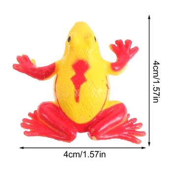 24 יח ' צפרדע קטנה דגם צפרדעים איור צעצוע של דגים אקווריום קישוט פסלון זעיר דמויות Pvc דגמים צעצועי ילדים ילד