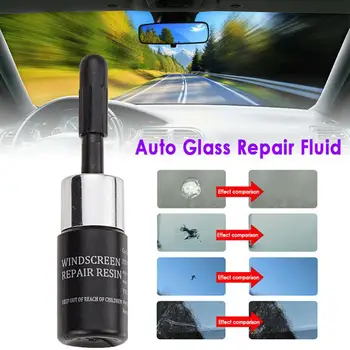 2Pcs זכוכית תיקון נוזל יעיל תיקון מהיר שרף Auto שמשות זכוכית שריטה נוזל תיקון אביזרי רכב