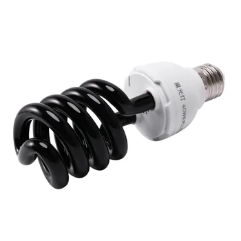2X E27 40W UV פלורסנט Blacklight פיבולאר הנורה מנורת 220V צורה:ספירלת בהספק מתח:40W 220V