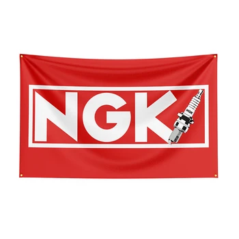 3x5 NGK דגל פוליאסטר מודפס חלקי רכב באנר עבור עיצוב 1