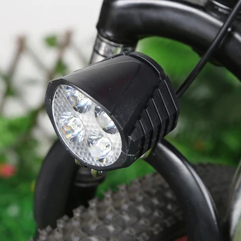 48V אופניים חשמליים אור בהירות גבוהה עם קרן קורקינט חשמלי LED חזית אור חיסכון באנרגיה רכיבה על אופניים אביזרים