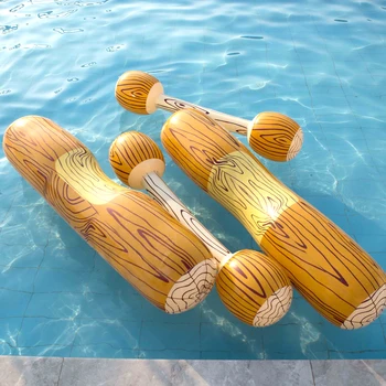 4PCS/סט בריכת שחייה צף משחק מתנפחים ספורט מים מתנגשות צעצועים עבור ילדים מבוגרים מסיבת גלדיאטור הרפסודה Kickboard כיף צעצוע
