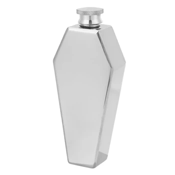 6X מיני היפ הבקבוק 100ML אישית ארון נייד צורת Flagon נסיעות יין סיר בר אספקה של גברים מתנה