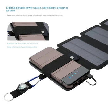 BMDT-שמש מתקפלים תאים סולריים מטען 5V USB פלט מכשירים ניידים פנלים סולאריים עבור טעינת טלפונים חכמים