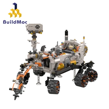 Buildmoc חיצוני רכב מכוניות לבנים בעיר החלל חללית MOC להגדיר אבני הבניין ערכות מודל Diy צעצועי ילדים ילד צעצוע מתנות