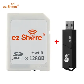 EZ לשתף 32GB 64GB 128GB 256GB כרטיס SD אלחוטי WIFI לשתף זיכרון SD Card 32GB Class 10 SDHC חינם כרטיס הקורא משלוח