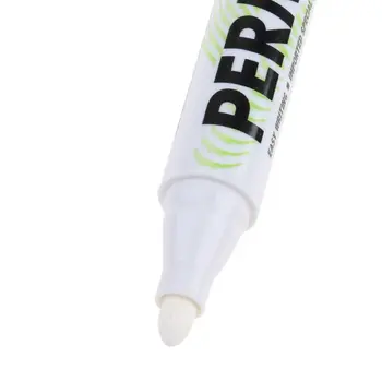 G5AA למילוי חוזר עט סימון צבע לבן עט על בסיס שמן עמיד למים דיו ייבוש מהיר