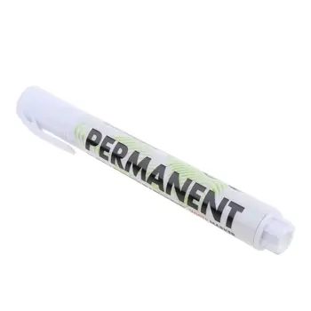 G5AA למילוי חוזר עט סימון צבע לבן עט על בסיס שמן עמיד למים דיו ייבוש מהיר