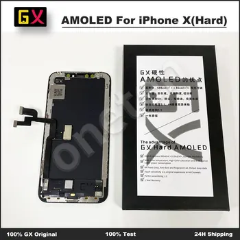 GX LCD מסכי OLED עבור iPhone X XS XR XSMax 11 12 Mini Pro מקס 13 תצוגת 3D מסך מגע דיגיטלית הרכבה, חלקי חילוף