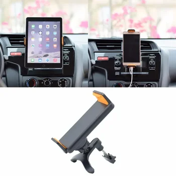 HMTX 360 תואר סיבוב המכונית אוורור, בעל הר לעמוד עבור iPad iPhone GPS לוח 4-10 סנטימטר.