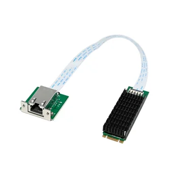 M. 2 B+M חד-נמל 10GbE כרטיס רשת RJ45 מתאם רשת Ethernet AQC107 בקרה תעשייתית כיתה Server כרטיס רשת