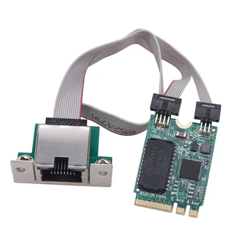 M. 2+E מפתח מתאם כרטיס Gigabit Ethernet מודולים 100/1000/25001Mbps Mini PCI-e ניק 2.5 G רשת RJ45 כרטיס עבור שולחן העבודה של המחשב