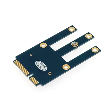 M. 2 Mini PCI-e מתאם Mini PCIe. M2 מתאם M2 NGFF מפתח B ממיר כרטיס 3G 4G Moudle ME906E MU736 EM7345 ME936 EM7455