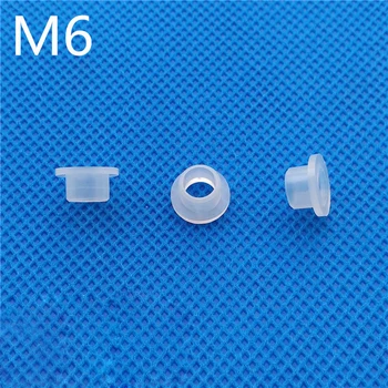 M6 טרנזיסטור הכביסה מבודד החלקיקים שלב T-בצורת דיסקיות קעור קמור ניילון פלסטיק אטם מבודד משטח
