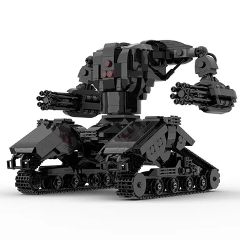 MOC רובוטים בעתיד טנק קלאסי זרועות מכניות. מכא לבנים קטל אבני הבניין להגדיר מודל צעצועים לילדים מתנות חג המולד
