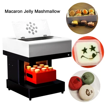 OYfame קפה מדפסת עוגה מדפסת קפה מכונת הדפסה עם Macaron מחזיק עבור ג 'לי קפה קפוצ' ינו Macaron עוגה הדפסה