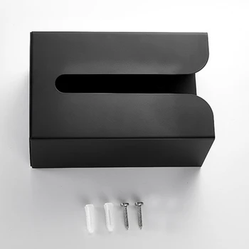 P82D דבק בעל מגבת נייר בקופסה מתחת לארון קיר הר קידוח לא בעל מגבת נייר אחסון עבור המטבח וחדר האמבטיה