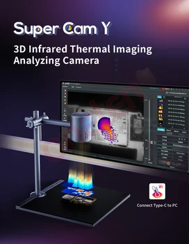 Qianli סופר מצלמת IR Y 3D הדמיה תרמית אינפרא אדום מצלמה ניתוח עבור הטלפון הלוח מעגל חשמלי איתור מכשיר
