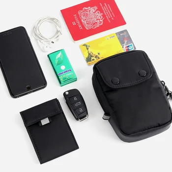 RFID Anti-Theft הצוואר מסמך נסיעה דרכון כיסוי תיק אחסון ארנק מוסתר התיק עם הכסף זהות בעל טלפון כיס גוף צלב התיק