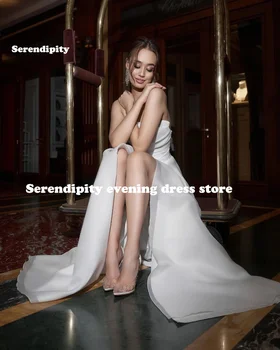 Serendipit קו רשמי אירוע פשוט ערב שמלת נשף גבוהה לפצל את רצועות אלגנטי שמלות ערב לנשים 2023