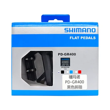 SHIMANO DEORE PD-GR400 שטוח פדאל MTB הכביש BMX חצץ אופניים 101X96mm האולטרה אופניים פדלים שרף GR400 חלקים מקוריים.