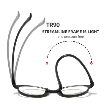 TR90 האולטרה משקפי קריאה גברים, נשים, גמיש אנטי-אור כחול Presbyopic משקפיים גמיש עד ראייה משקפיים לשני המינים