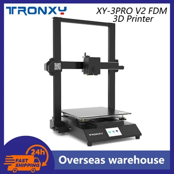 Tronxy XY-3PRO V2 FDM מדפסת 3D Dual Z-ציר השקט Mainboard פילוס אוטומטי DIY 3D מדפסות עבור PLA TPU ABS PETG הרשות הפלסטינית