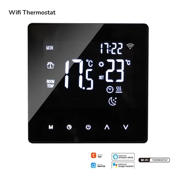 Tuya חכם Wifi תרמוסטט חשמלי, חימום תת רצפתי מים/גז דוד LCD דיגיטלי Touch טמפרטורה שליטה על הבית של Google אלקסה