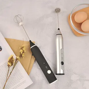 USB חשמלי חלב Foamer הבלנדר האלחוטי קפה להקציף במערבל כף יד מקצף ביצים הקפוצ ' ינטור מיקסר מטבח להקציף כלים
