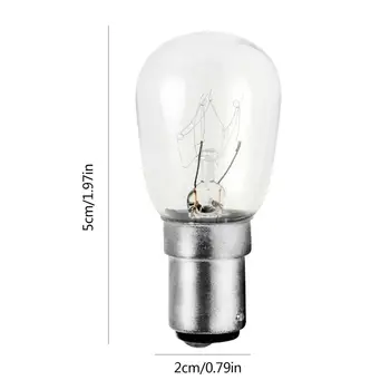 W B15 220v מכונת תפירה נורת LED הנורה במקרר מכשיר לבן חם הנורה מכונת כלים אורות אזהרה הנורה