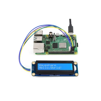 Waveshare LCD1602 I2C מסך LCD AiP31068 32 תווים מסך LCD תואם עם 3.3 V/5V עבור פטל/פאי פיקו/טסון ננו