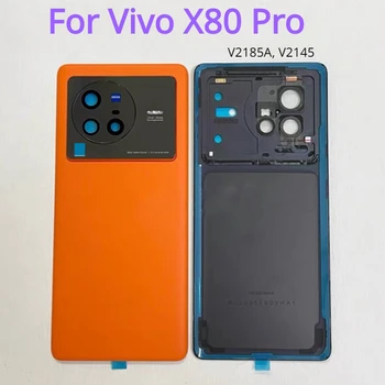 X80 Pro דיור עבור Vivo X80 Pro V2185A V2145 מכסה הסוללה תיקון להחליף דלת אחורית אחורית מקרה עבור vivo x80pro מכסה הסוללה.
