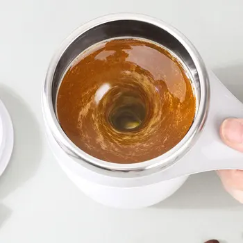 אוטומטי עצמית בוחש מגנטי ספל נירוסטה חדש יצירתי חשמלי חכם מיקסר קפה חלב לערבב כוס מים בקבוק