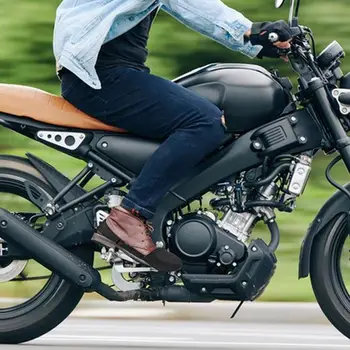 אופנוע כיסוי נעליים שומרים אוניברסלי אופנוע הילוכים משטח אופניים מרקם נגד החלקה, ציוד קל משקל אתחול לכסות את המסננת שומרים