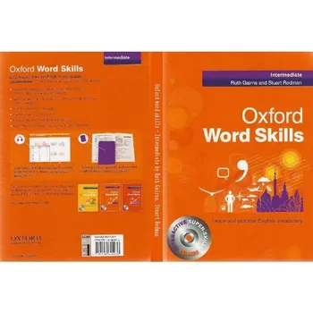 אוקספורד המילה מיומנויות יסוד / ביניים / מתקדמים ללמוד ולתרגל את אוצר המילים באנגלית לימוד חוברת בצבע מלא