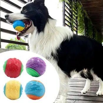 אטרקטיבי גמיש מובנה התקן קול גדול בגודל בינוני כלבי מחמד כדור צעצוע חיצונית הכלב סקוויק הכדור הכלב סקוויק הכדור
