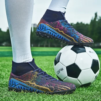 איכות כדורגל סוליות נעליים עמיד מסי כדורגל מגף קל משקל נוח טובה רגל מרגיש הסיטוניים חוזרת יוניסקס LargeSize