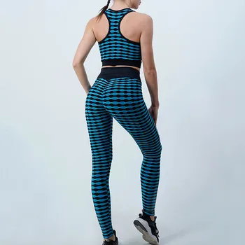 אימון היוגה 2 חתיכה להגדיר נשים ספורט מכנסיים כושר חותלות סטרץ ספורט חליפה ייבוש מהיר חדר כושר ספורט חולצות מכנסיים קצרים 2023