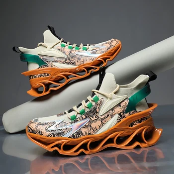אימונים חדשה, נעלי ריצה גברים יוקרה ריצה נעלי הליכה נוחות Footwears אנטי להחליק נעלי ההתעמלות Chaussure Homme Sport