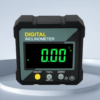 אלקטרונית זווית מדידת מד תצוגת LCD 360 מעלות מדידת כלי פוע מד Finder לאמוד על מדידת זווית
