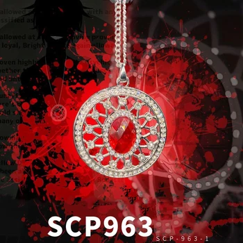 אנימה SCP קרן SCP-963 הקמע שרשרת אביזרים אופנה תליון שרשרת קולר אביזרי אופנה תלמיד Cosplay חג מולד מתנות
