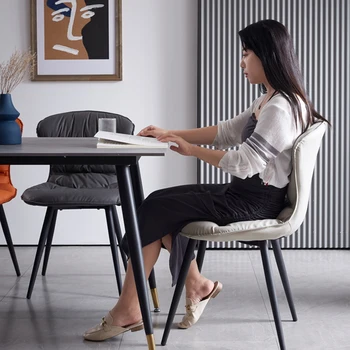 ארגונומי נורדי האוכל מסמר כיסא נוח מינימליסטי ייחודי כסאות אוכל