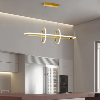 בבית המודרני קישוט סלון עיצוב חדר השינה הוביל תליון אור לחדר נברשות התקרה בחדר האוכל המקורה נברשת תאורה