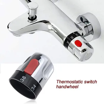 בקרת טמפרטורה לטפל Thermostatic האמבטיה ברזי מיקסר מקלחת שסתומים Thermostatic ידית שליטה