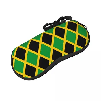 ג 'מייקני דגל משקפיים התיק גברים, נשים, אהבה ג' מייקה משקפי שמש נרתיק רך נייד Eyewear אחסון חיצוני משקפיים מגן